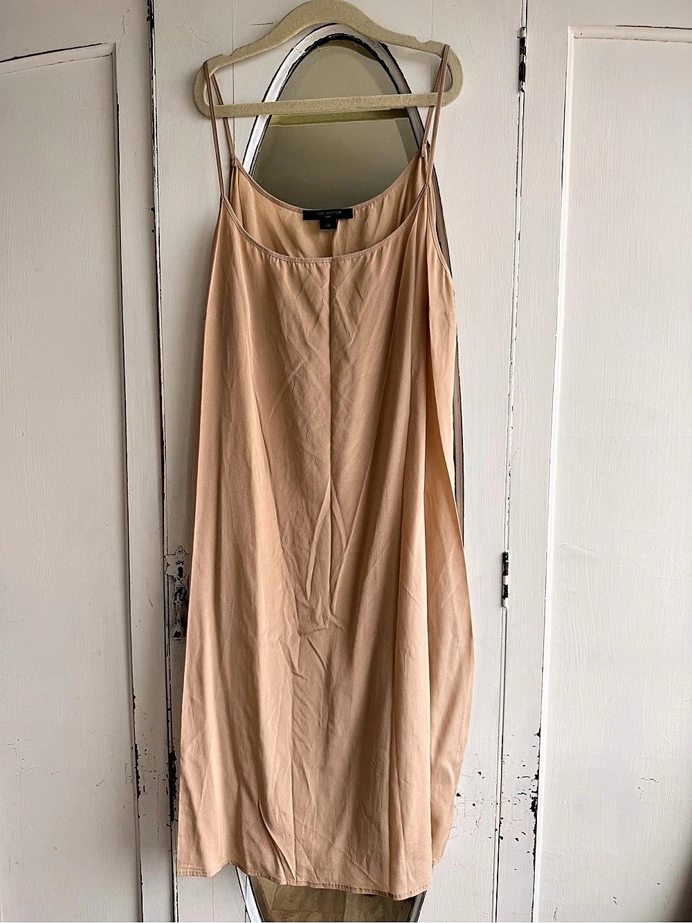 Louis Vuitton Pink Midi Dress Size Medium Like New
